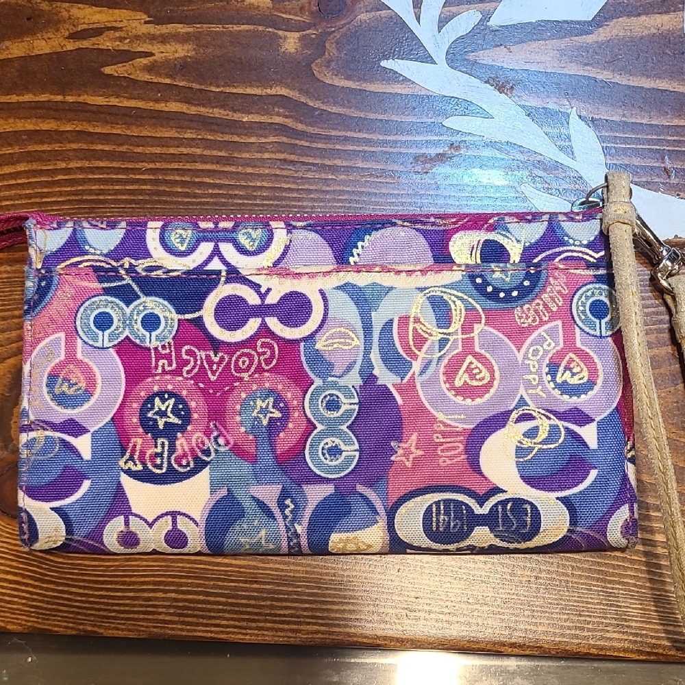 Colorful Graphic Wristlet